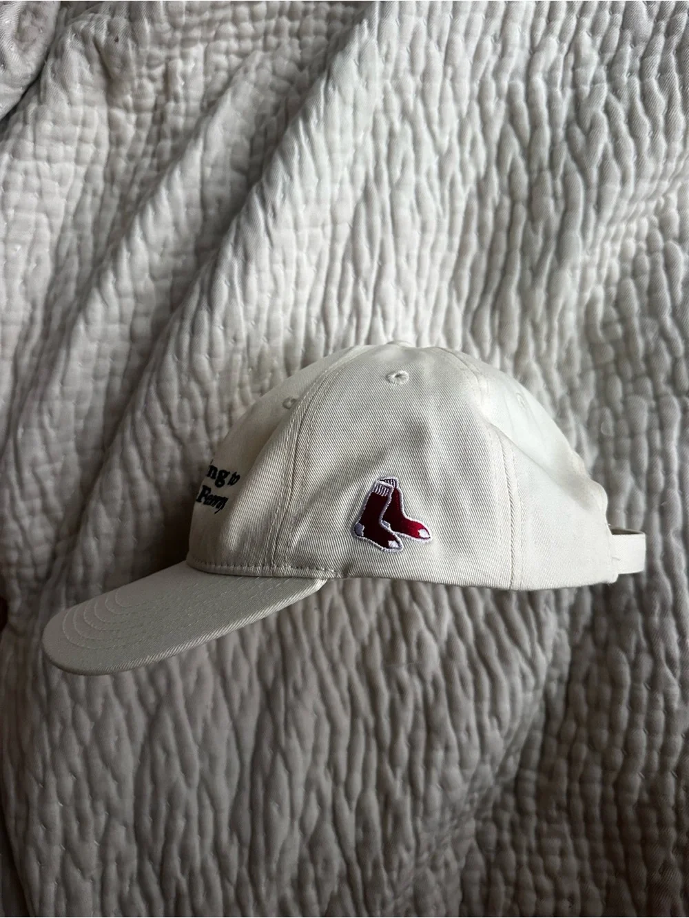 heated rivalry x red sox theme hat